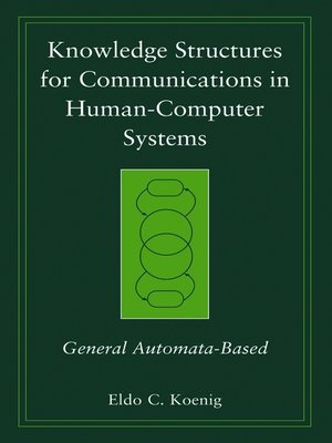 cover image of Knowledge Structures for Communications in Human-Computer Systems